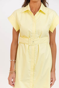You Are The Good Yellow Midi Dress
