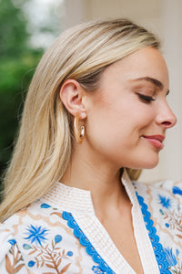 Polished Perfection Gold Earrings