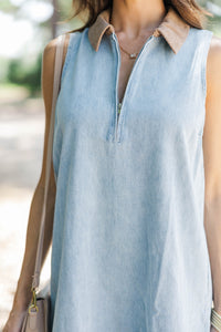 She's The One Washed Denim Dress