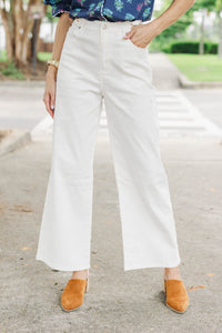 Sure Thing White Jeans