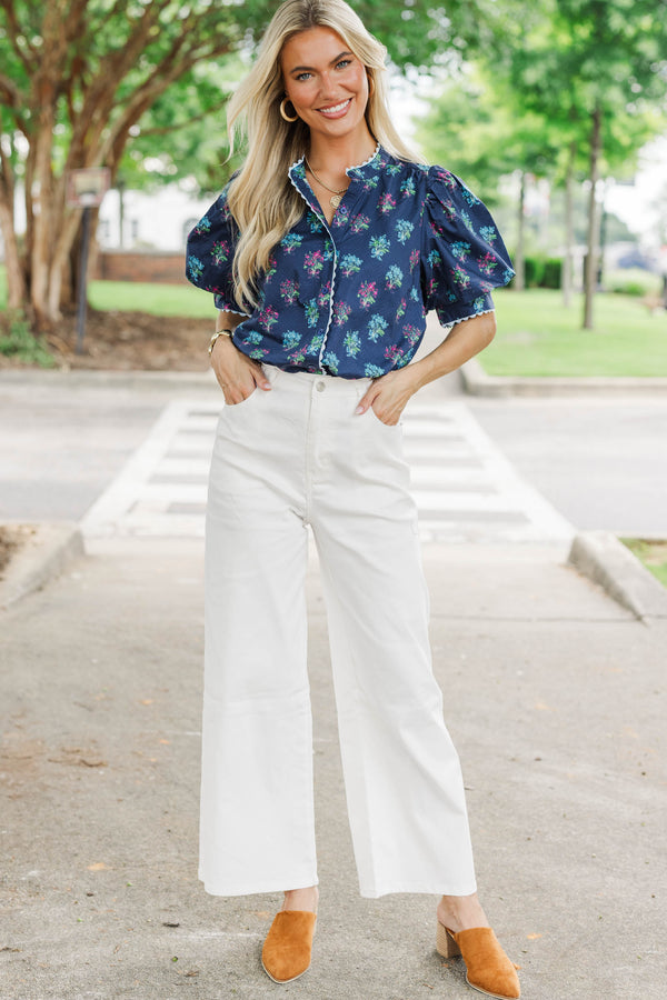 Sure Thing White Jeans