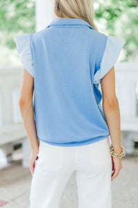 Peacefully Yours Light Blue Blouse