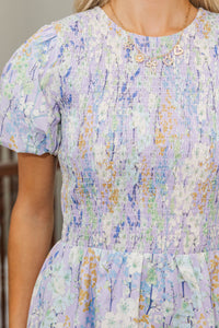 NURSING COLLECTION: Gentle Spirit Lavender Floral Dress