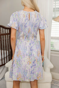NURSING COLLECTION: Gentle Spirit Lavender Floral Dress