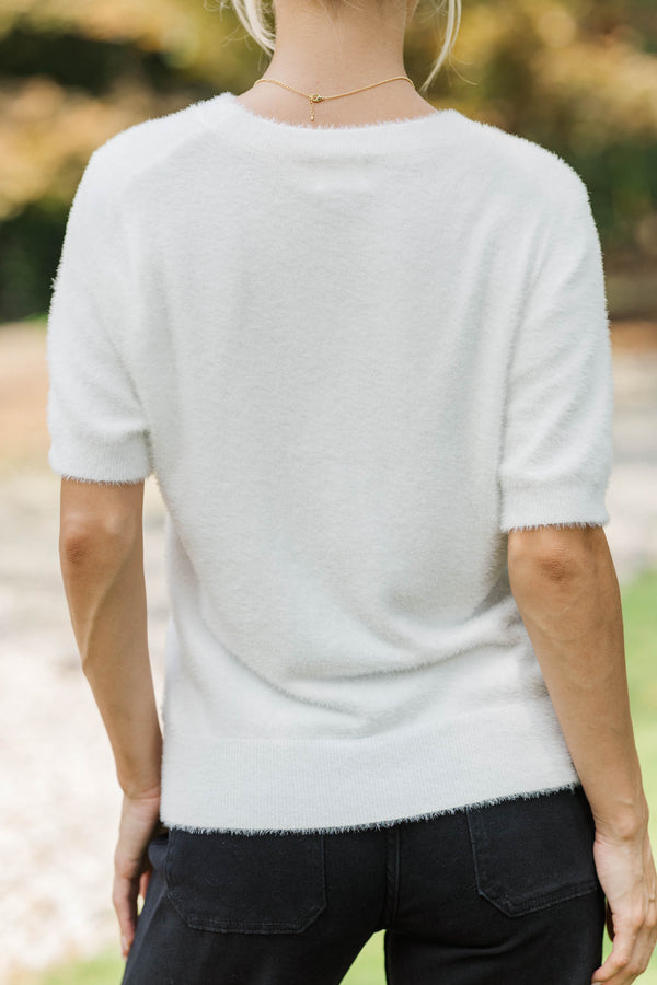 Crisp Morning Cream Sweater