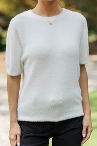 Crisp Morning Cream Sweater