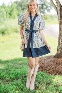 Look At This Blue Medallion Dress
