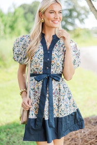 Look At This Blue Medallion Dress