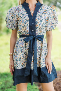 Look At This Blue Medallion Dress