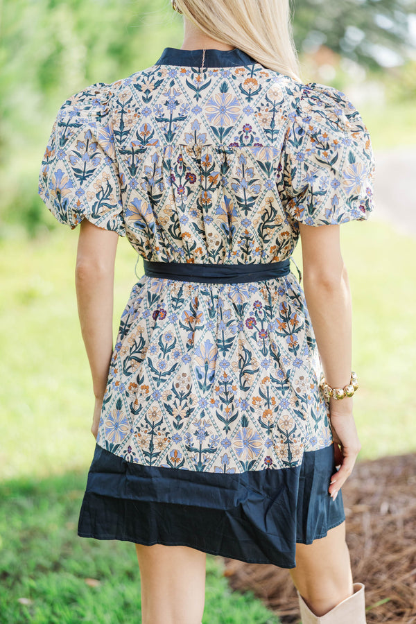 Look At This Blue Medallion Dress