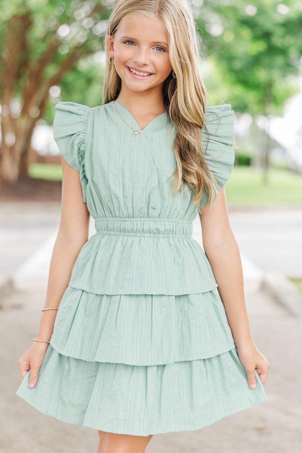 Girls: Find Yourself Green Dress