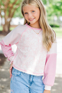 Girls: The Gardenview Pink Camo Top