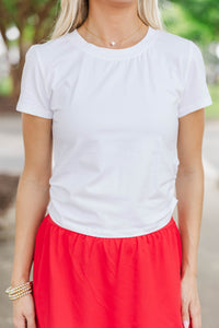 Favorite Layer White Baby Tee