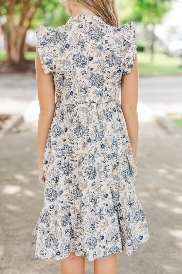 Girls: Created Beauty Cream Paisley Midi Dress