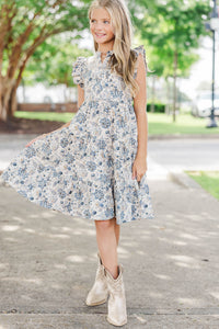 Girls: Created Beauty Cream Paisley Midi Dress