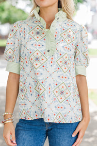 Endless Possibilities White Embroidered Blouse