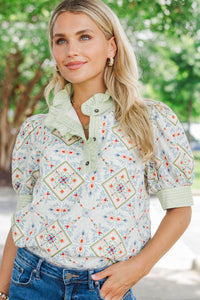Endless Possibilities White Embroidered Blouse