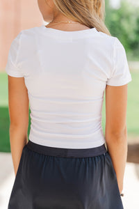 Girls: Simply Unmatched Black Bow Football Baby Tee