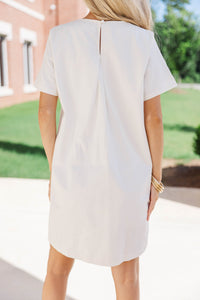 The Front Runner White Bulldog Dress