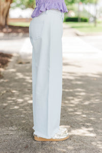 Girls: Your Pick Light Blue Wide Leg Jeans