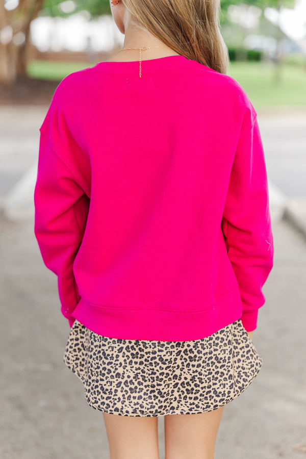 Girls: Love Story Fuchsia Leopard 01 Sweatshirt