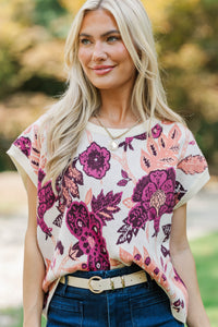 Thinking Of You Rust Chintz Sweater