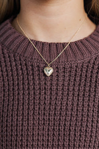Girls: Best Kept Secret Gold Heart Necklace