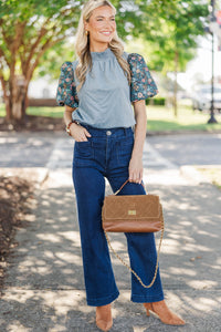 A Little Statement Brocade Courdory Blouse