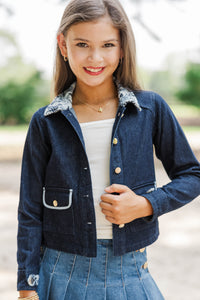Girls: Autumn Assembly Blue Denim Jacket