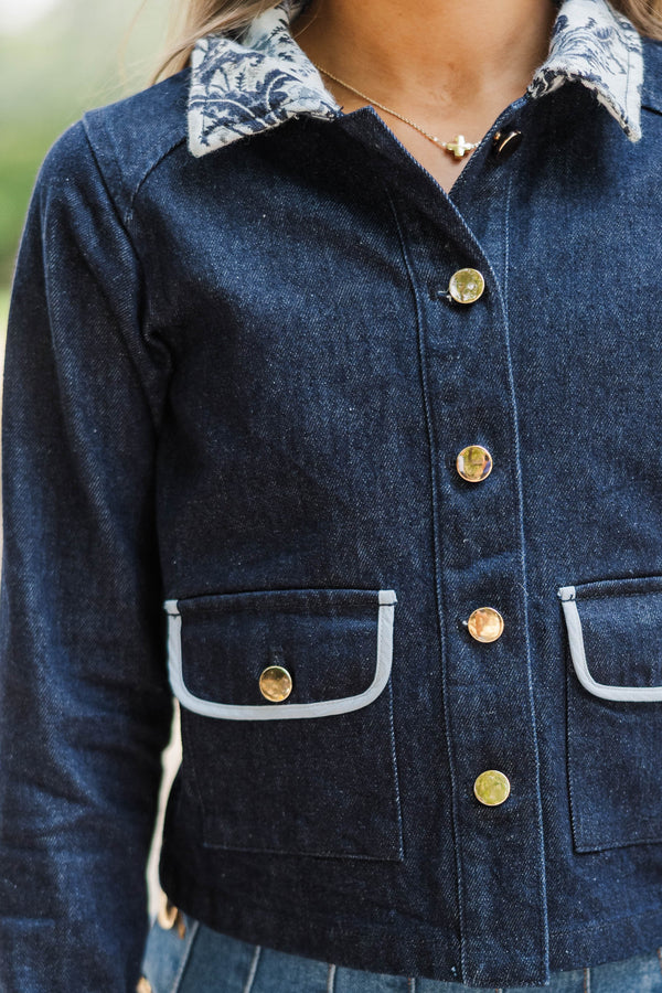 Girls: Autumn Assembly Blue Denim Jacket