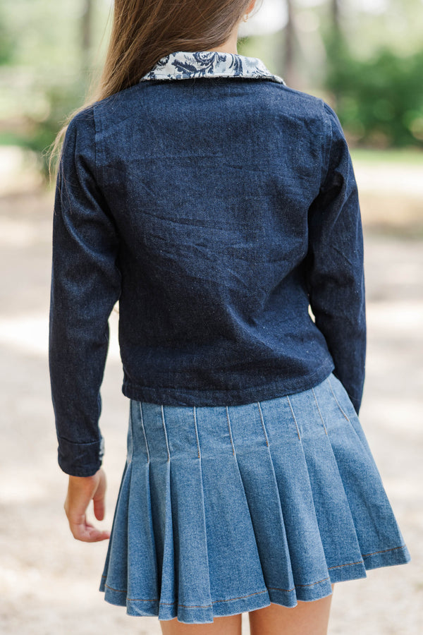 Girls: Autumn Assembly Blue Denim Jacket