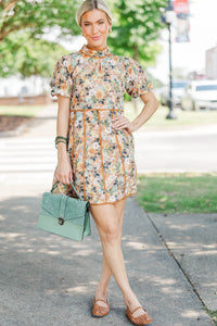 Style Archive Orange Floral Dress