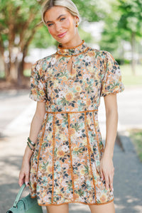 Style Archive Orange Floral Dress
