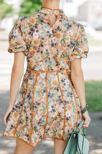Style Archive Orange Floral Dress