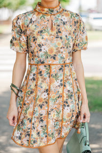 Style Archive Orange Floral Dress