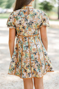 Girls: Style Archive Orange Floral Dress
