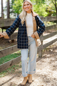 Warm Layers Taupe Plaid Reversible Jacket