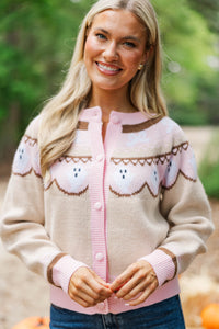 Got The Time Cream Ghost Cardigan