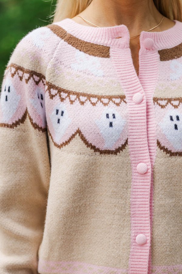 Got The Time Cream Ghost Cardigan