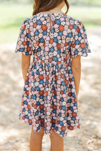 Girls: Time Goes By Pima Cotton Scalloped Dress
