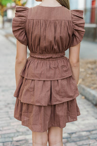 Girls: Find Yourself Brown Dress
