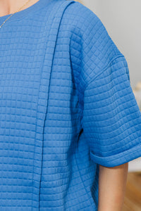 NURSING COLLECTION: Wrapped In Comfort Blue Textured Set