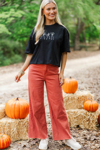 Haunted Charm Black Embellished Skeleton Tee
