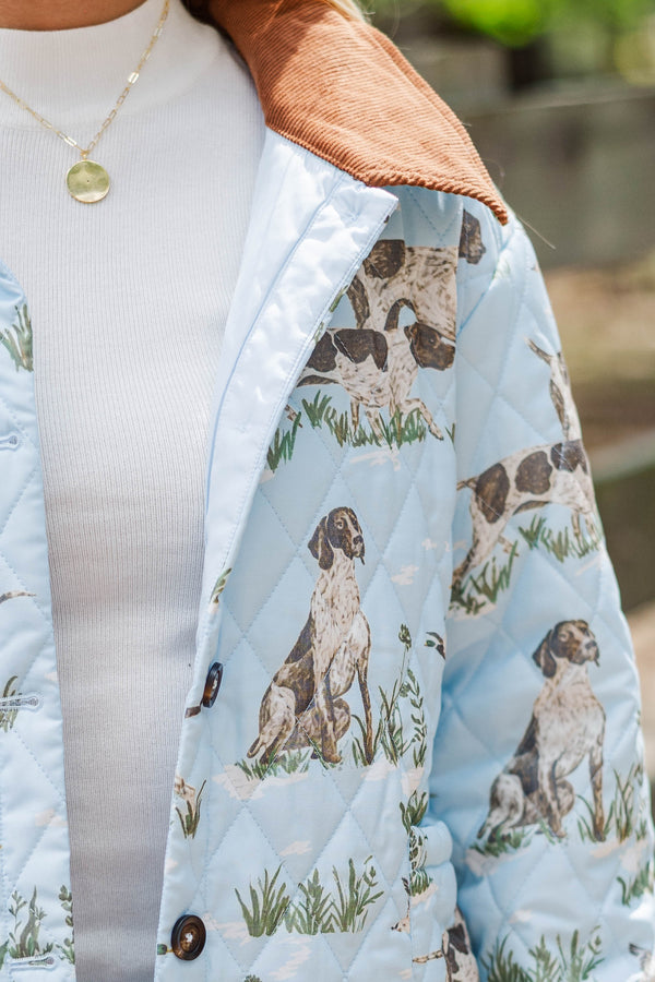 Everyday Autumn Light Blue Toile Jacket