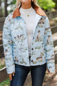 Everyday Autumn Light Blue Toile Jacket