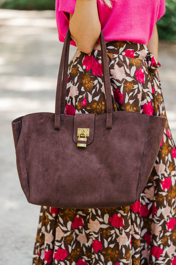 Take Five Brown Handbag