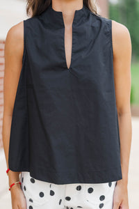 Makes You Happy Black Blouse