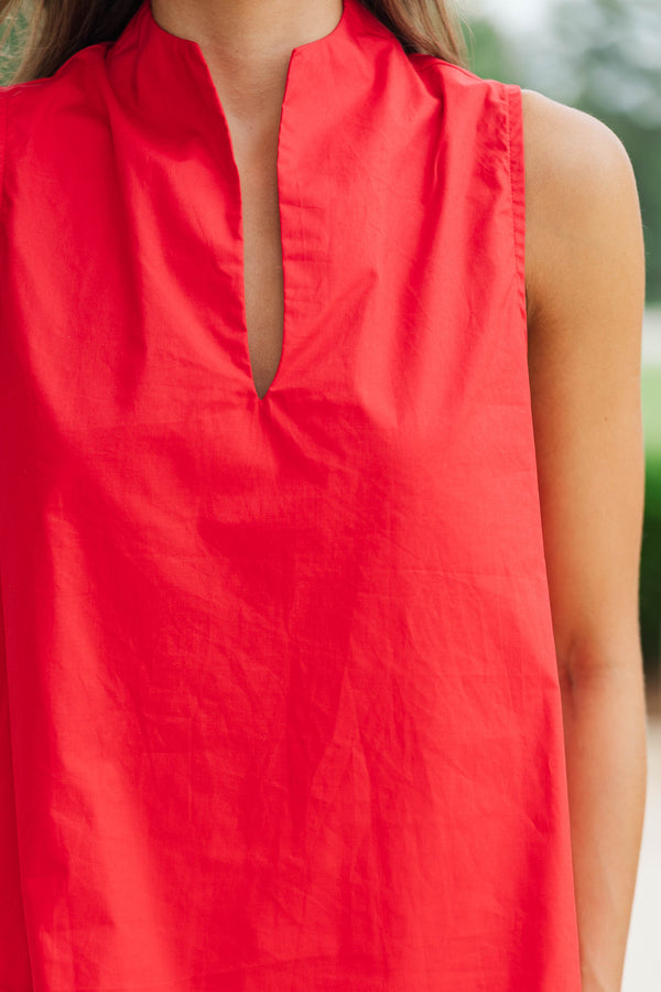 Makes You Happy Red Blouse