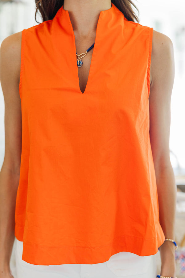 Makes You Happy Orange Blouse