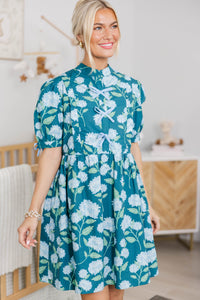 NURSING COLLECTION: Of Your Dreams Navy Floral Dress